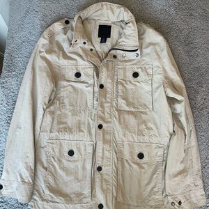 H&M Men's Beige Military Jacket